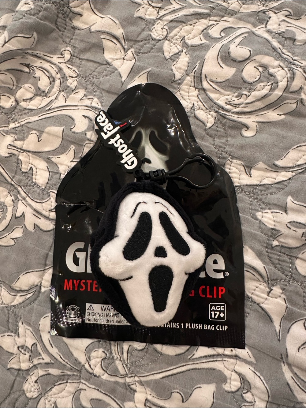 Ghost Face Plush Bag Charm